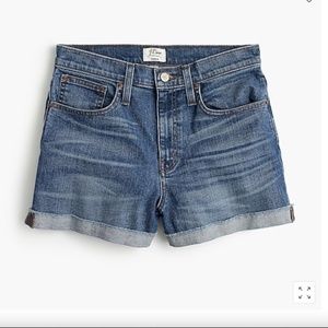 J. Crew High Waisted Denim Shorts